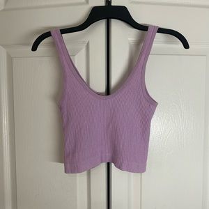 Urban Outfitters Out From Under Purple Seamless Crop Tank